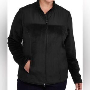 This Danskin Now women's plus-size sport fleece jacket p3